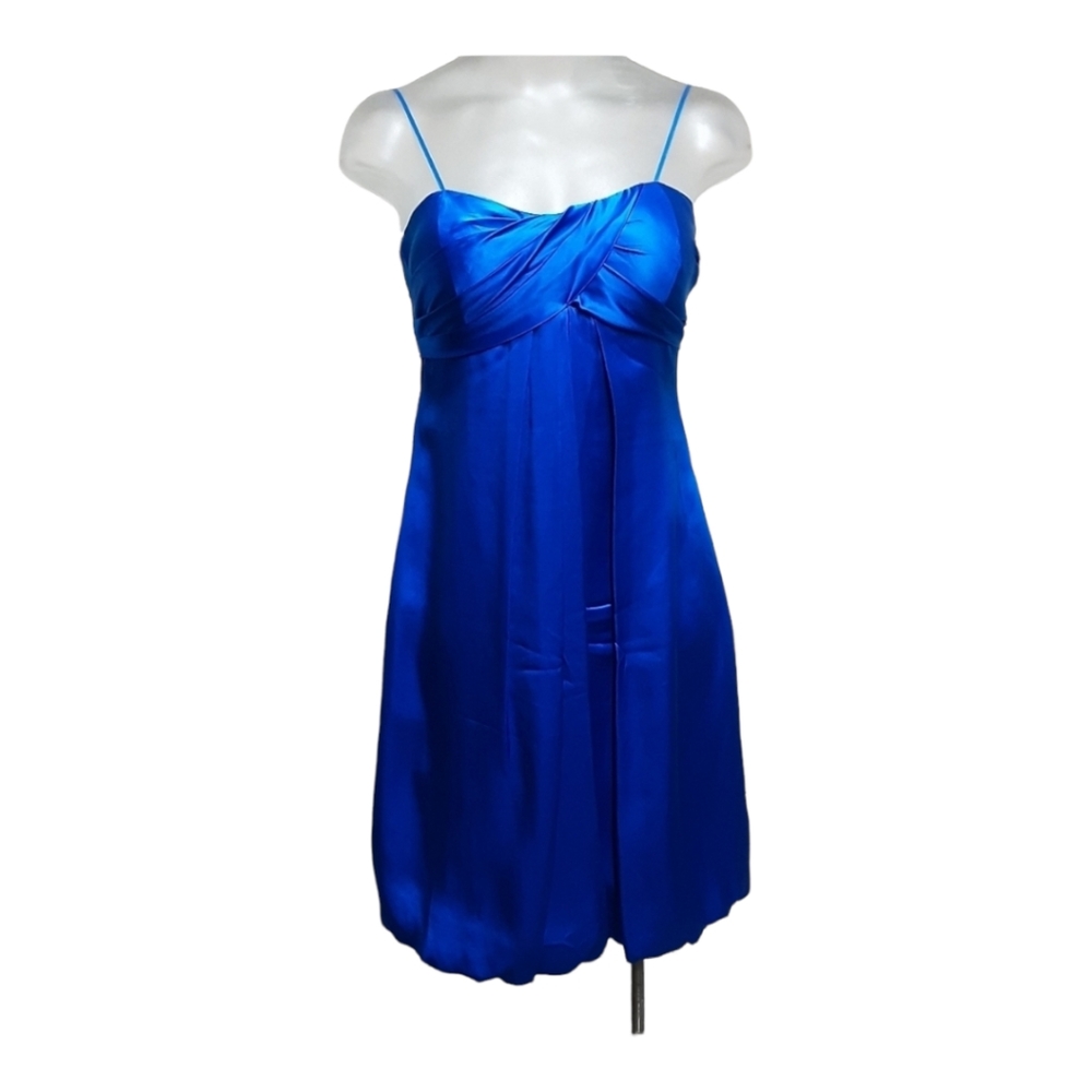 Cache Sapphire Sleeveless  Silk Dress Size 2